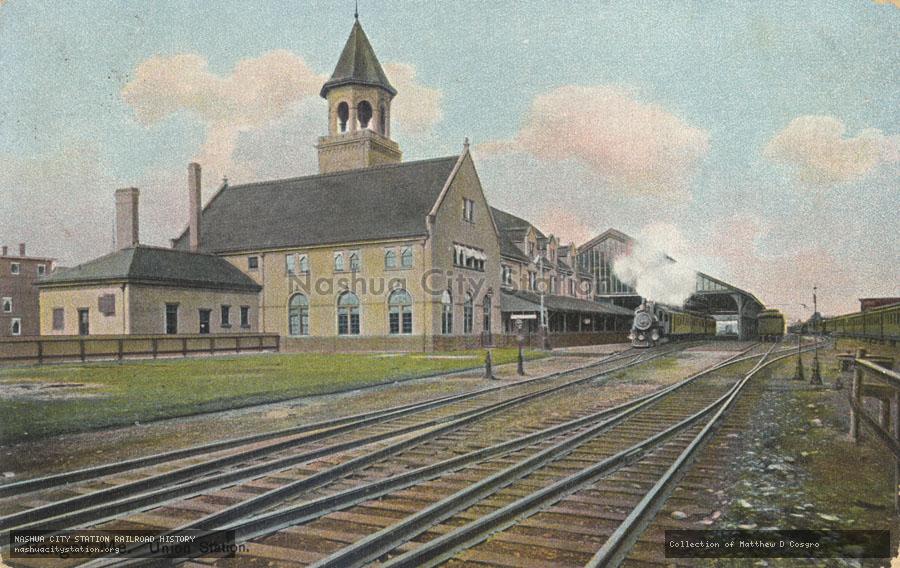 Postcard: Bangor, Maine.  Union Station.